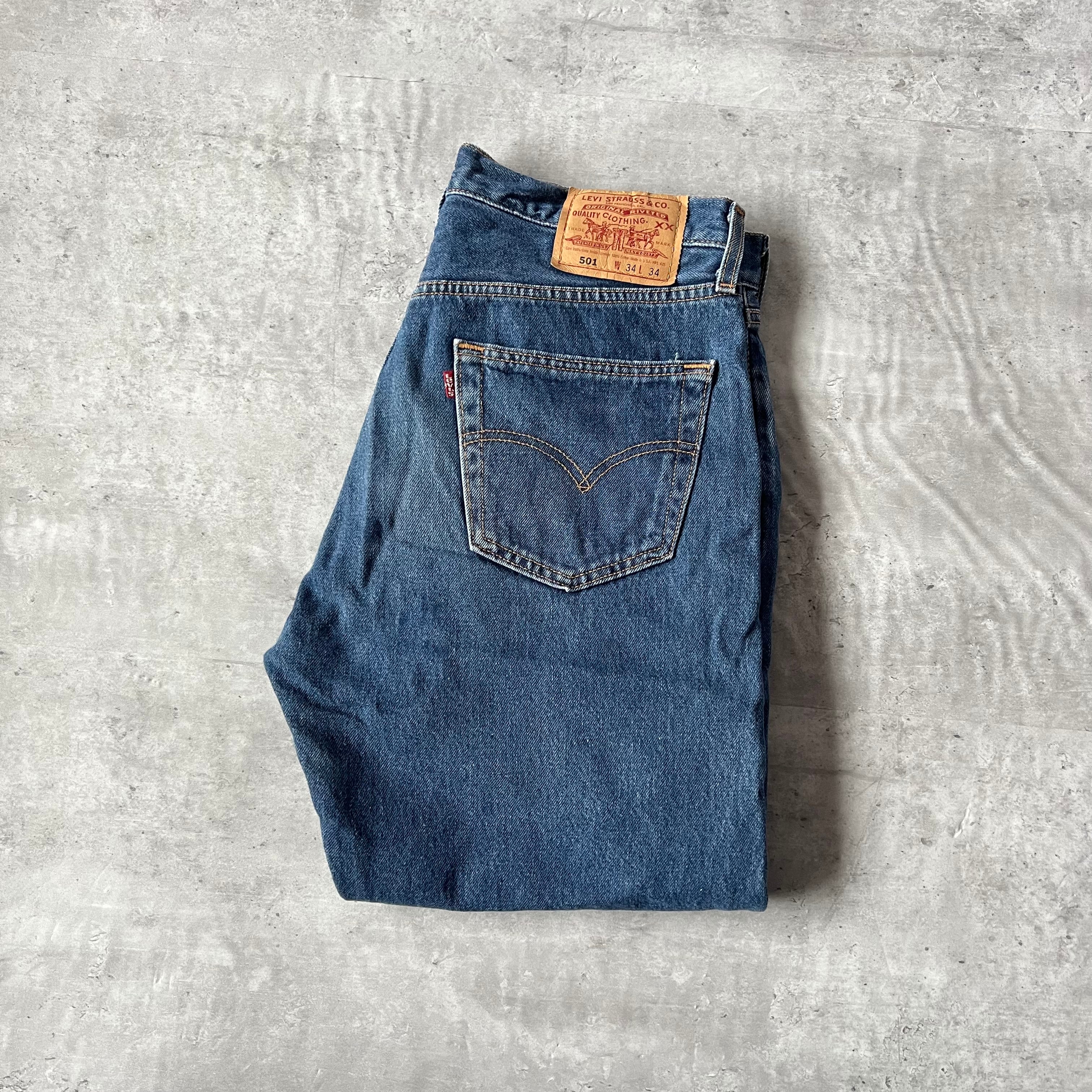 90s “Levi's 501” made in usa denim pants W34L34 90年代