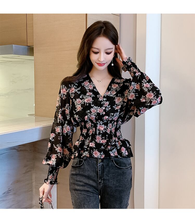 ボンポワン すばや スモッキングブラウス リバティ ブラウス 90 