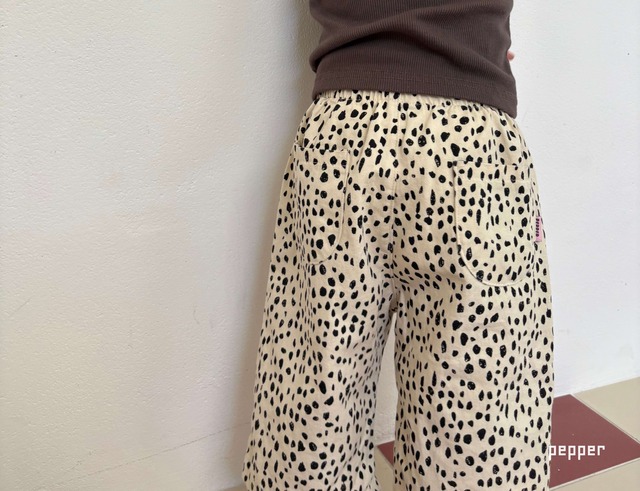 [即納XS/S]≪pepper≫leopard pants cream 11