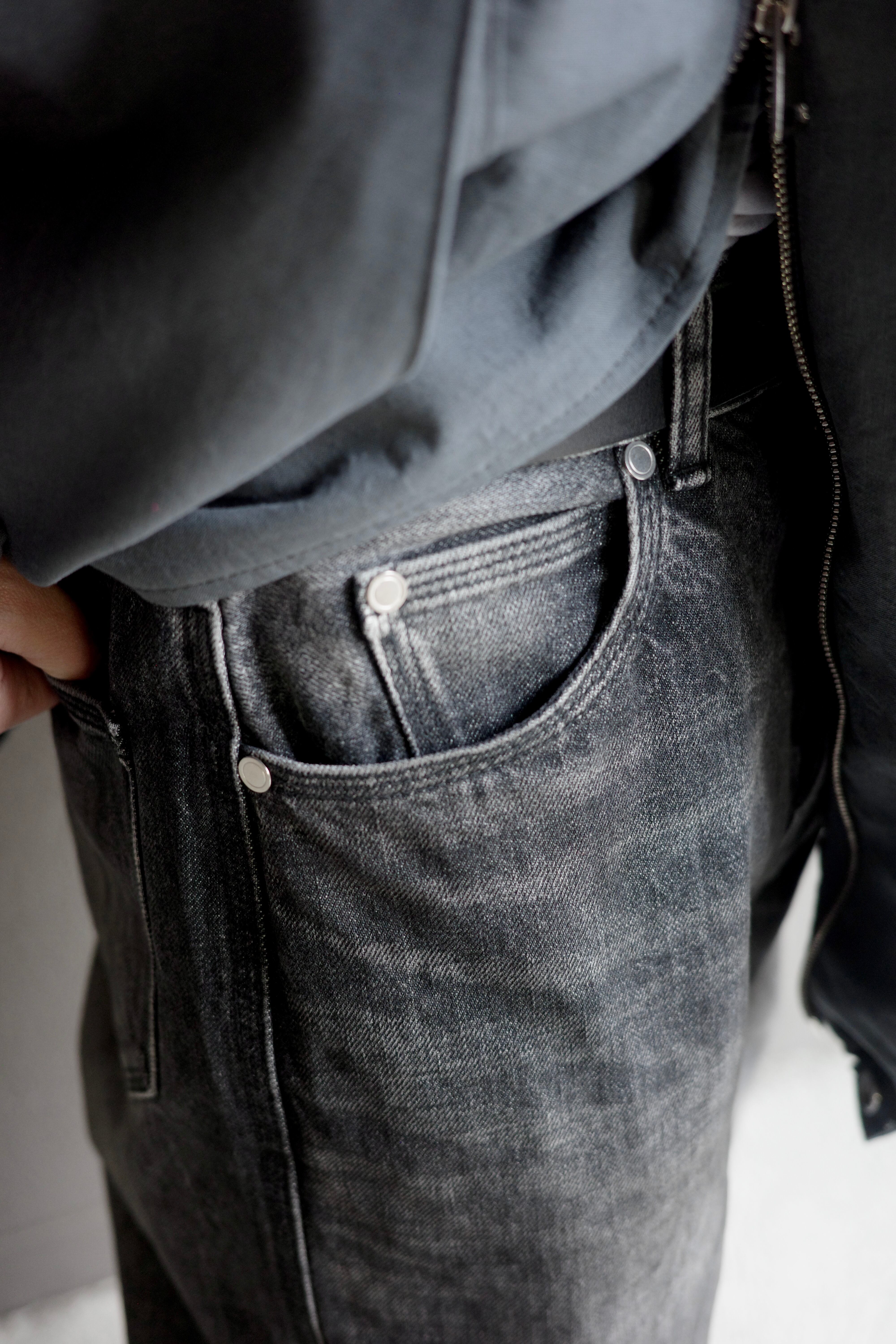 OUAT【OFFICE JEANS -BLACK-】 | lloomm