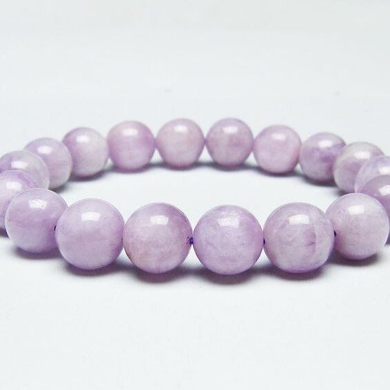 クンツァイト ブレスレット 11mm ミルキークンツァイト ブレス 一点物 メール便可 [M便 1/10] 111-46459