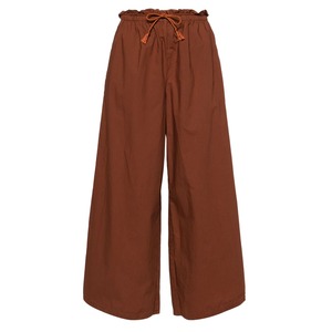 forte_forte　COTTON WIDE PANTS　BROWN