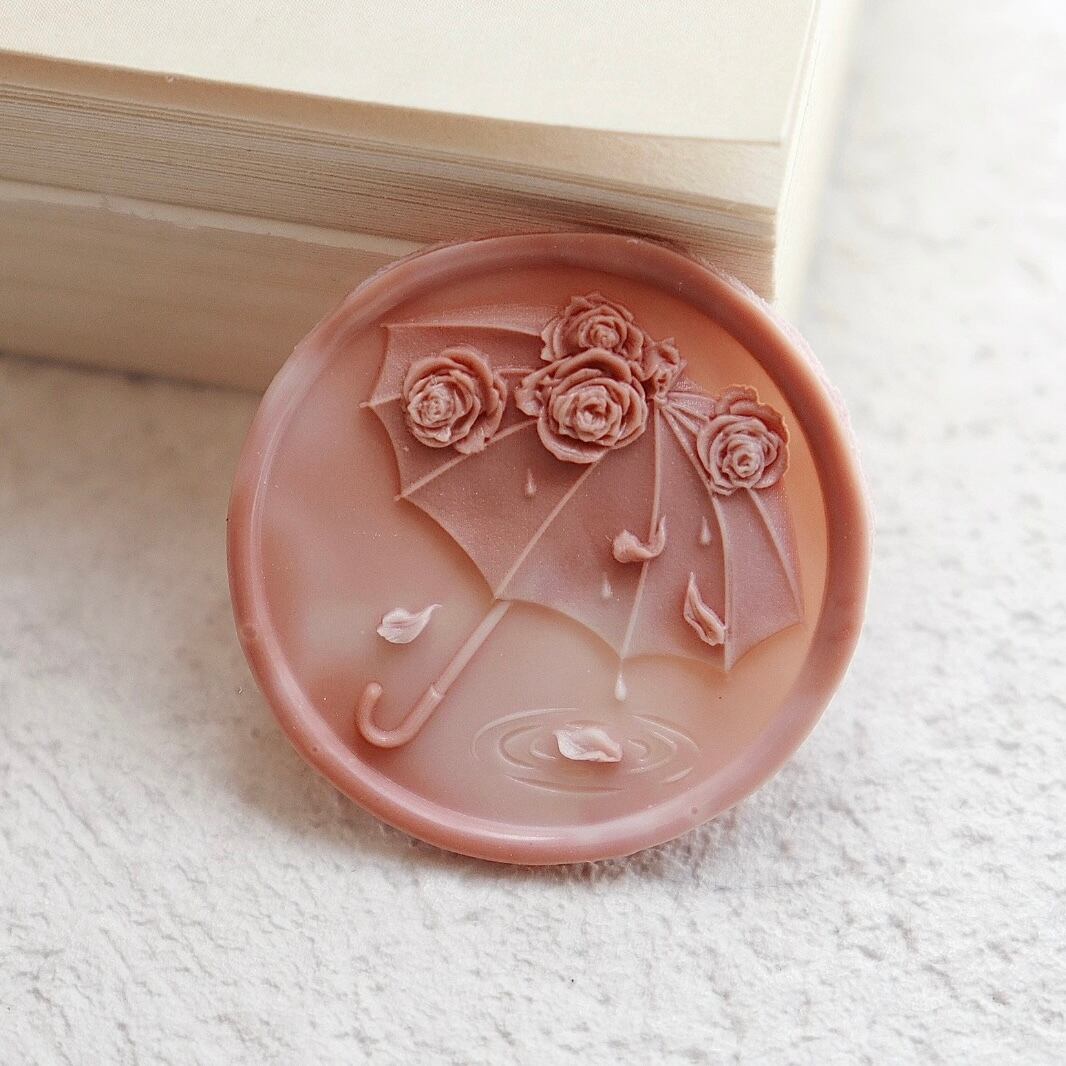 【限定入荷】薔薇の傘 - Rose Umbrella 22mm|シーリングスタンプ