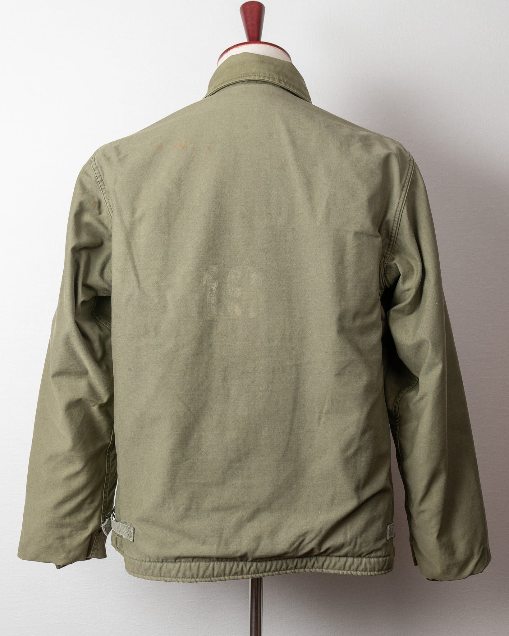 U.S.Navy A-2 Deck Jacket Good Stencil Large 