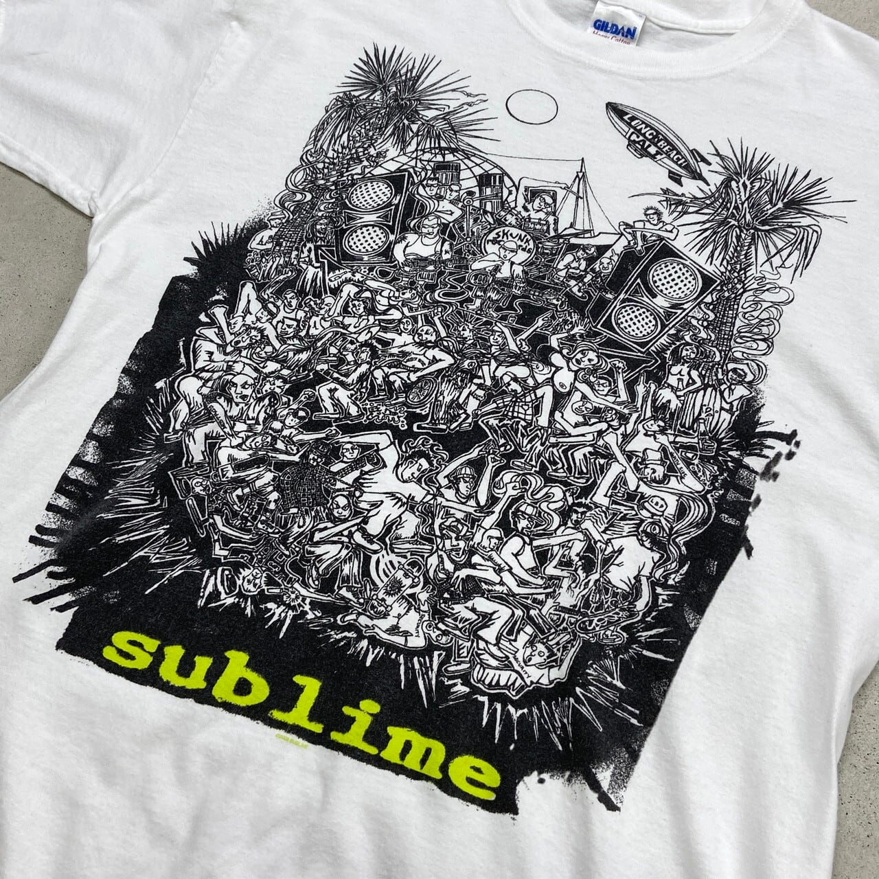 00年代 Sublime サブライム バンドTシャツ バンT MOSH メンズL 古着 