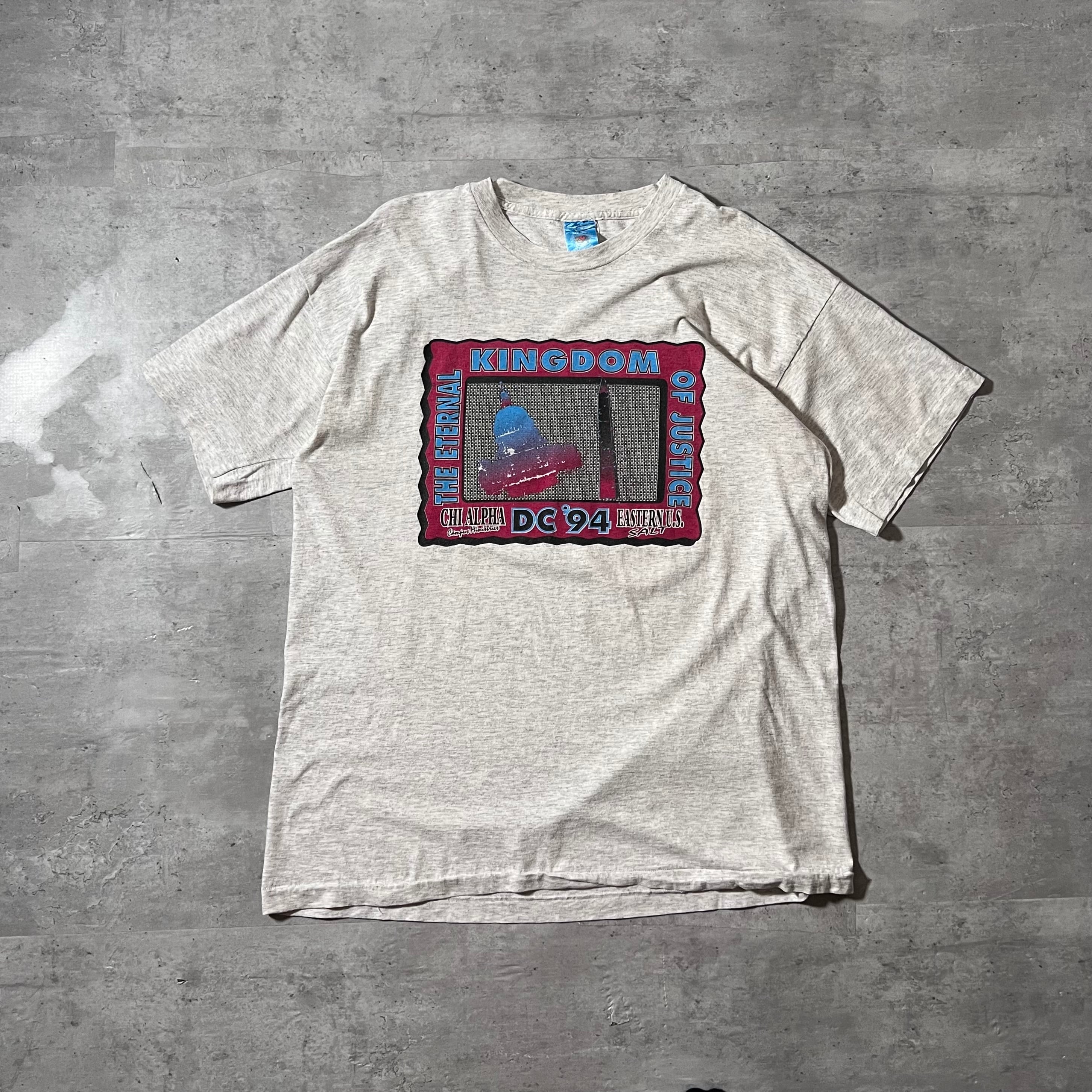 90s “chi alpha” art Tee 90年代 アート系 宗教系 tシャツ シングル