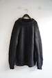 80-90s Vintage Black Mohair Knit Top