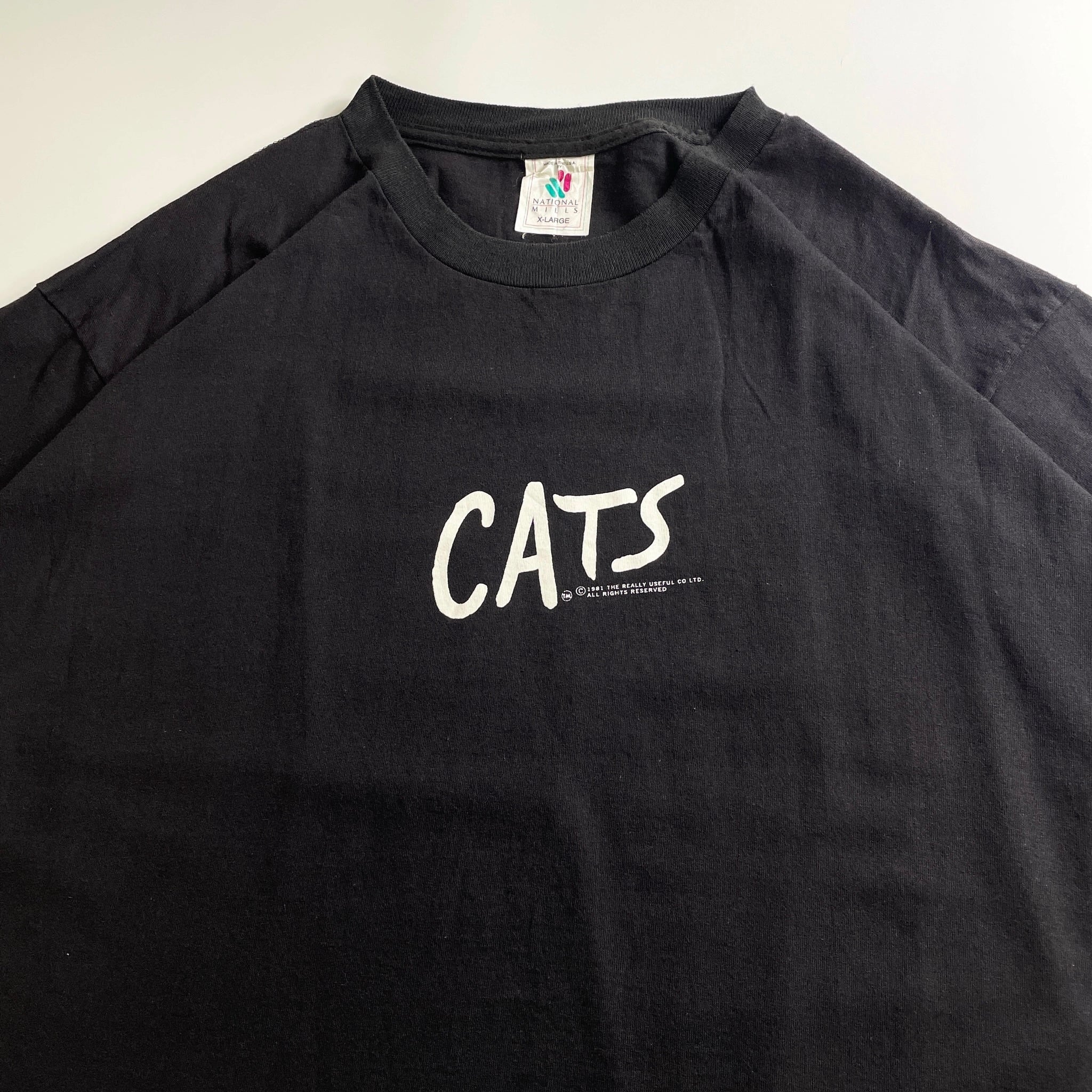 90s CATS Musical Eyes Print T-Shirt