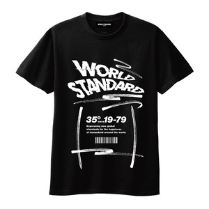 WORLD STANDARD/クルーネックプリントTシャツ/WSHT-003