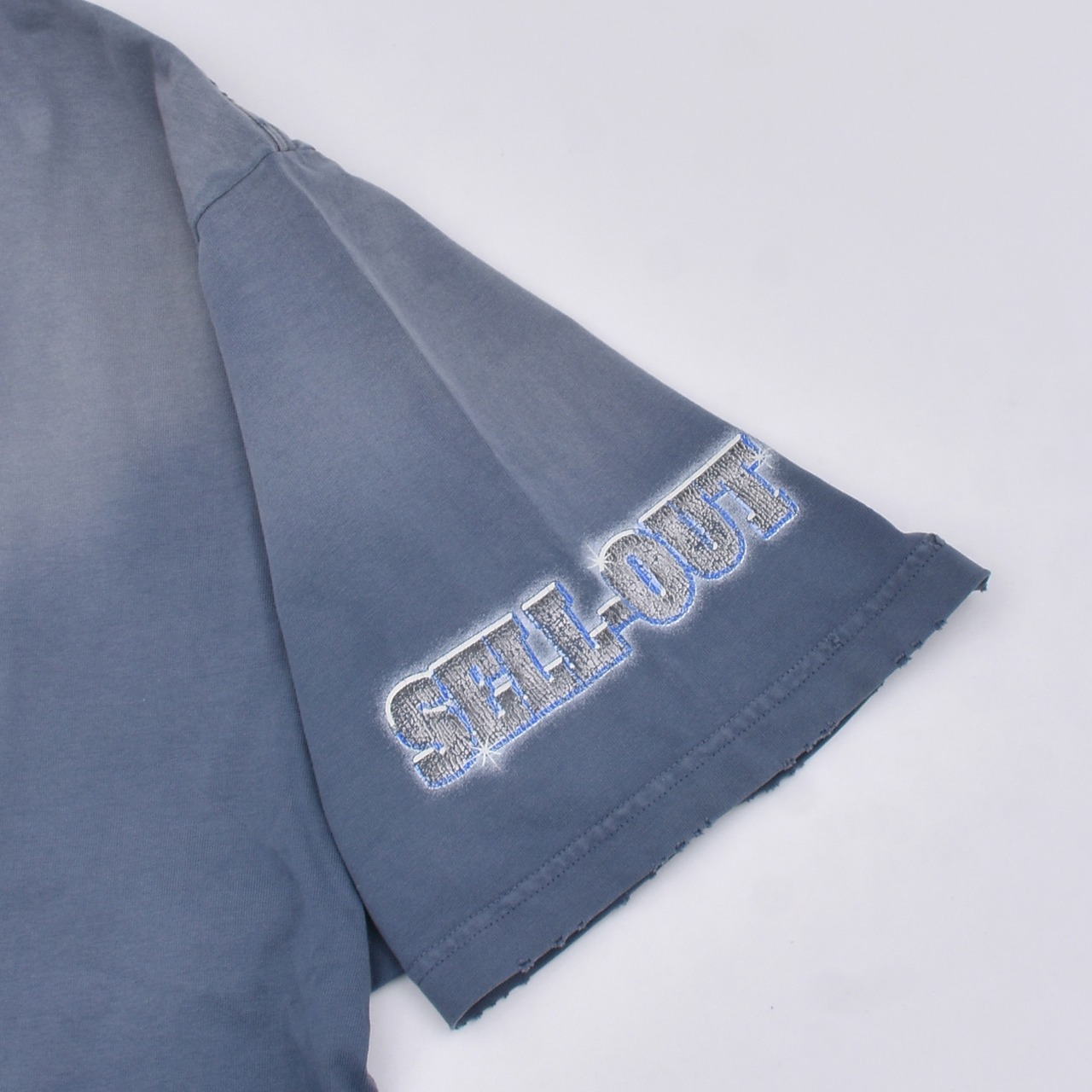 【BALENCIAGA】Medium Fit T-Shirt(WASHED BLUE) - 4