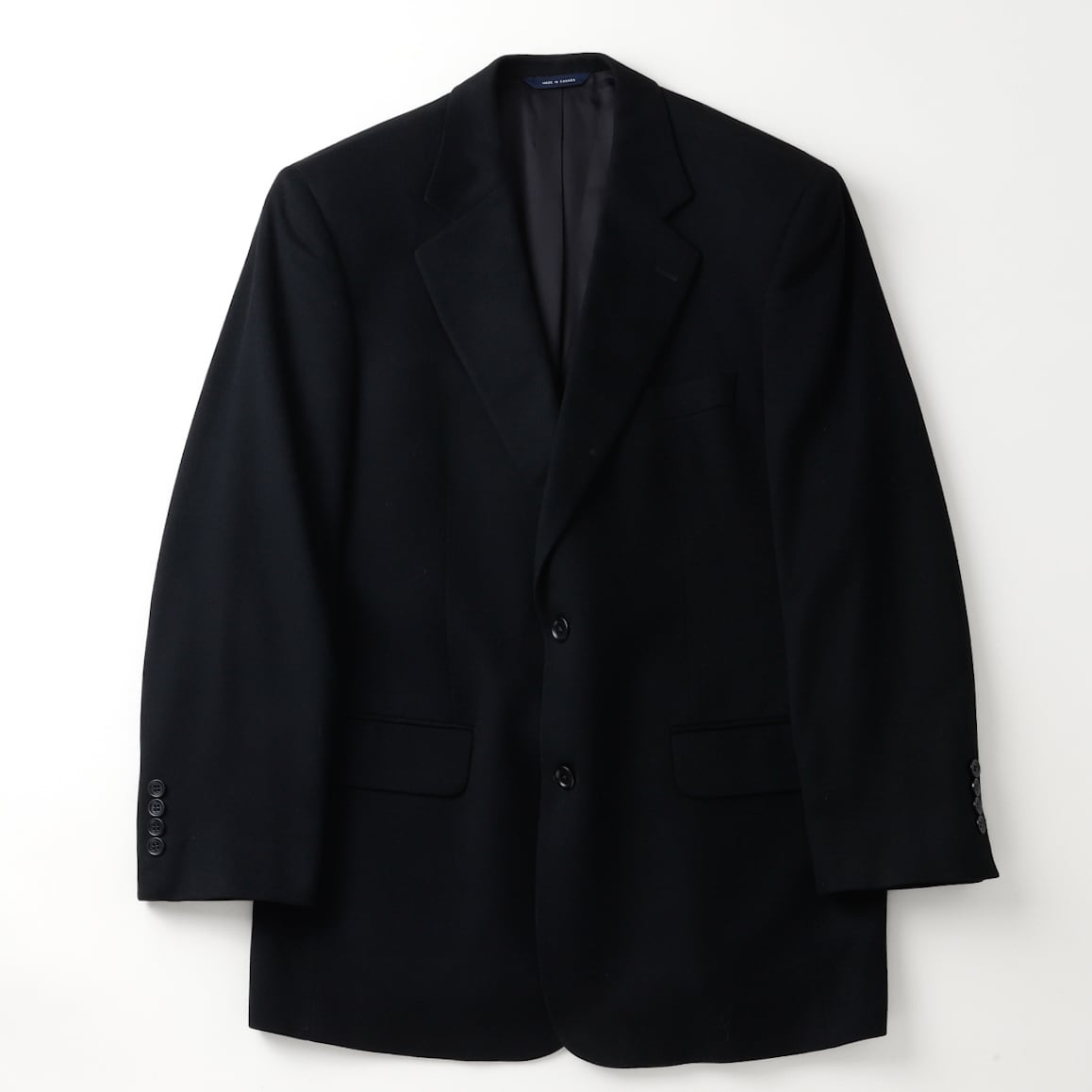 美品☆ブルックスブラザーズ カシミヤ100% テーラードジャケット XL 黒 極美品】BROOKS BROTHERS Cashmere Black blazer size40 Loro Piana
