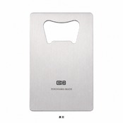 キャンプデプト「野外開栓具」カード型 ボトルオープナー / 昭和レトロ ビールラベル風 栓抜き