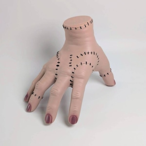 再入荷!【 The Addams Family / アダムスファミリー / Wednesday / ウェンズデー  】 The HAND ( ハンドくん )1/1  ラバーフィギュア 〚アメリカン雑貨 アメトイ〛
