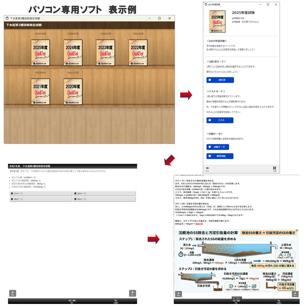下水道第3種技術検定試験学習セット 令和8年度版 スタディトライ1年分
