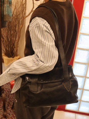 OLD COACH leather bag【1789】