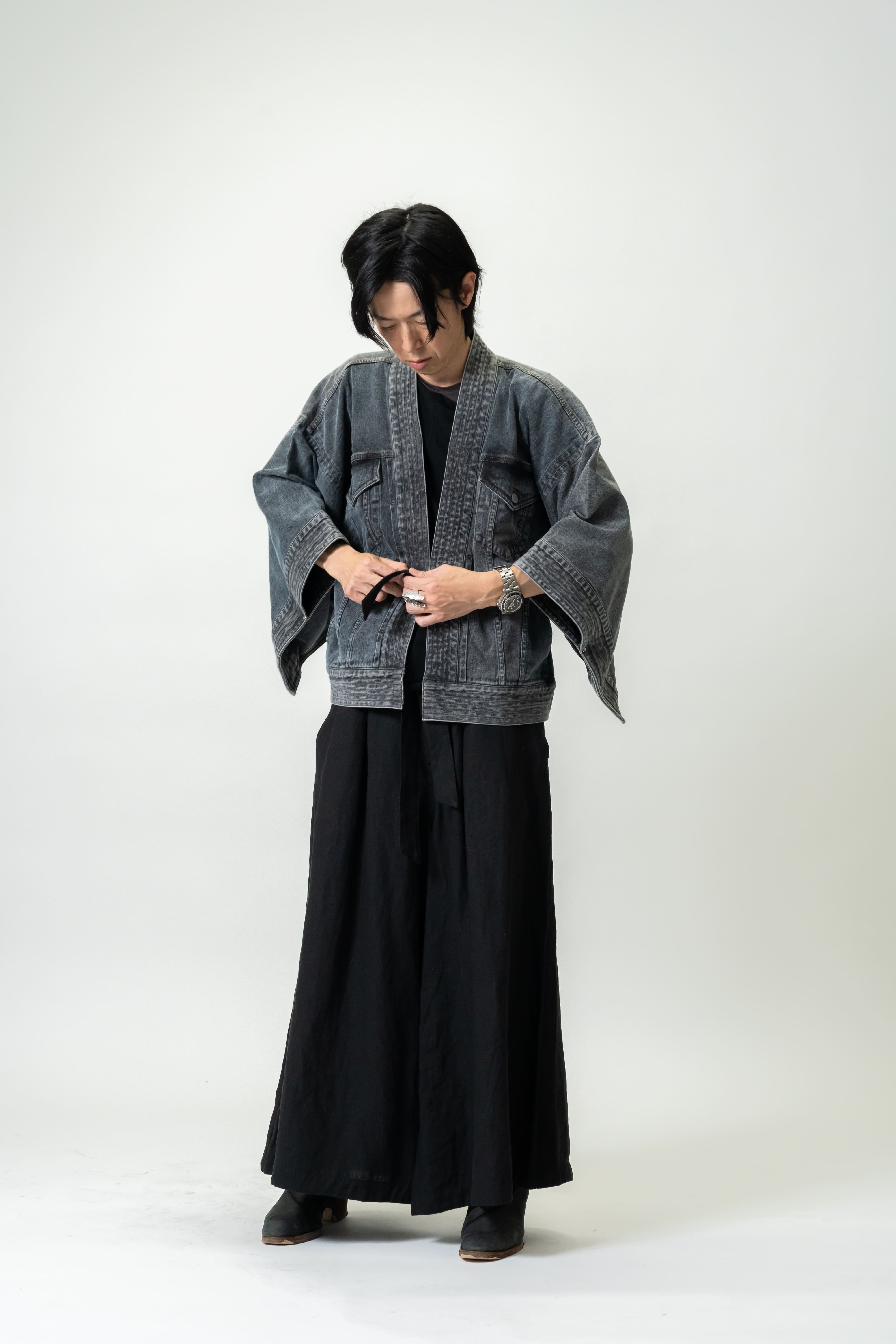 新色! 数量限定｜予約受付】THE・KIMONOGジャン “BLACK ICE