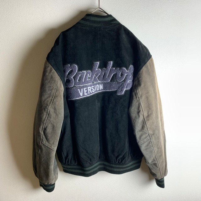 ～"leather jacket" stadium jacket～