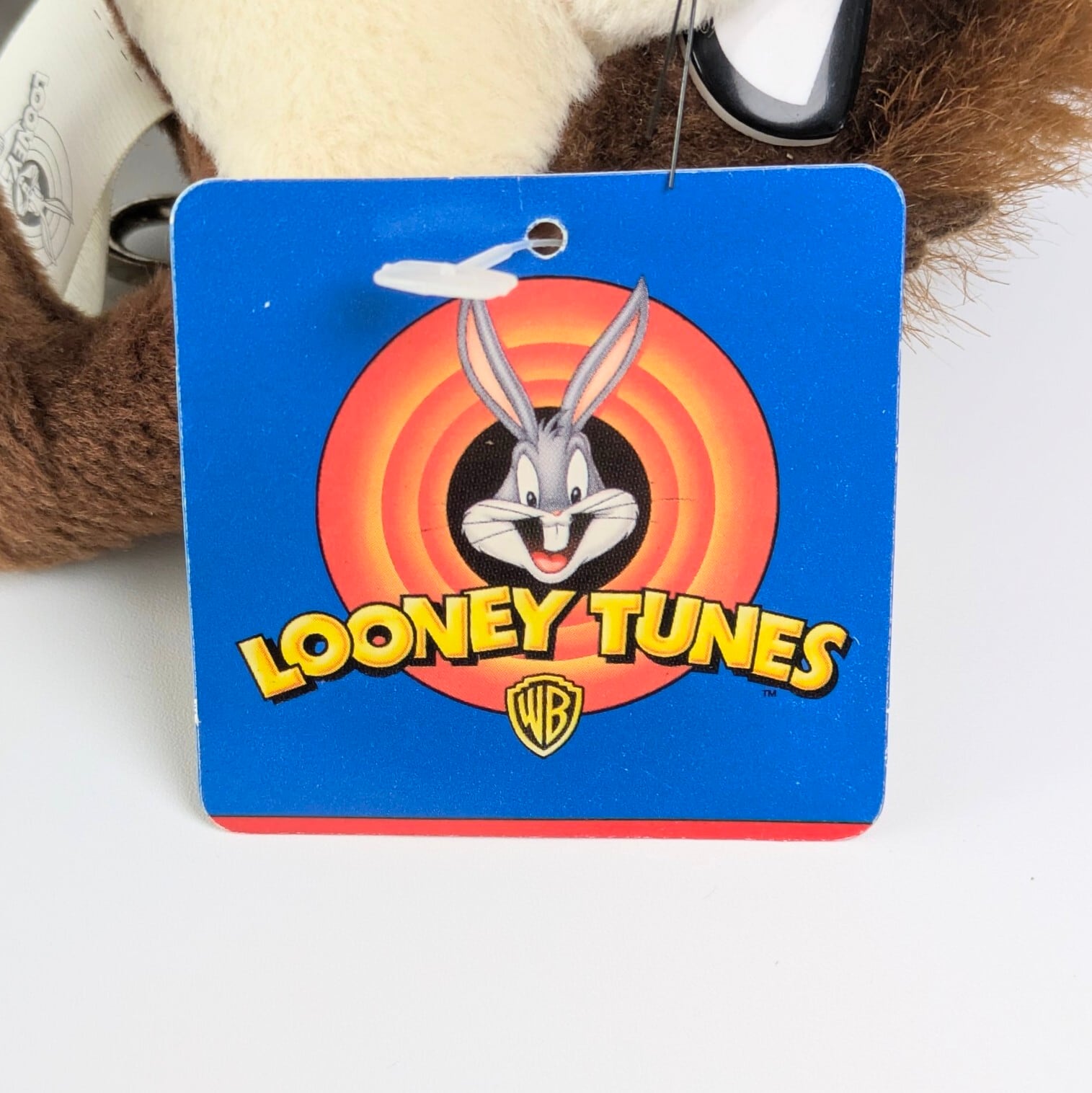 ☆VINTAGE 1999☆【 Looney Tunes ( ルーニーテューンズ )】 タズマニアンデビル / TAZ / ファスナー付きマスコットキーホルダー / ぬいぐるみキーホルダー / コインケース 〚アメリカン雑貨 アメトイ〛