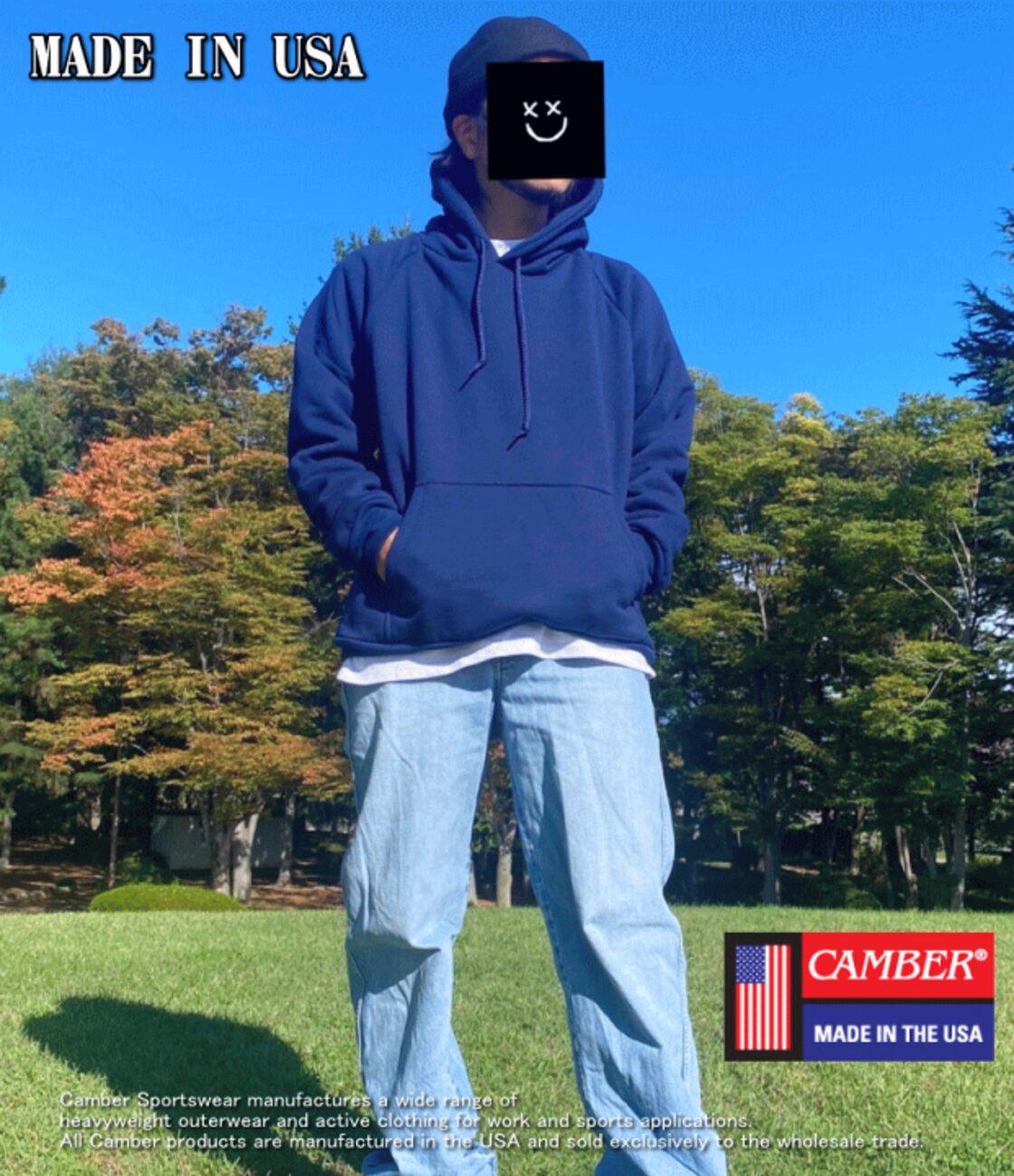 CAMBER キャンバー NAVY ネイビー CHILL BUSTER PULLOVER HOODED #532