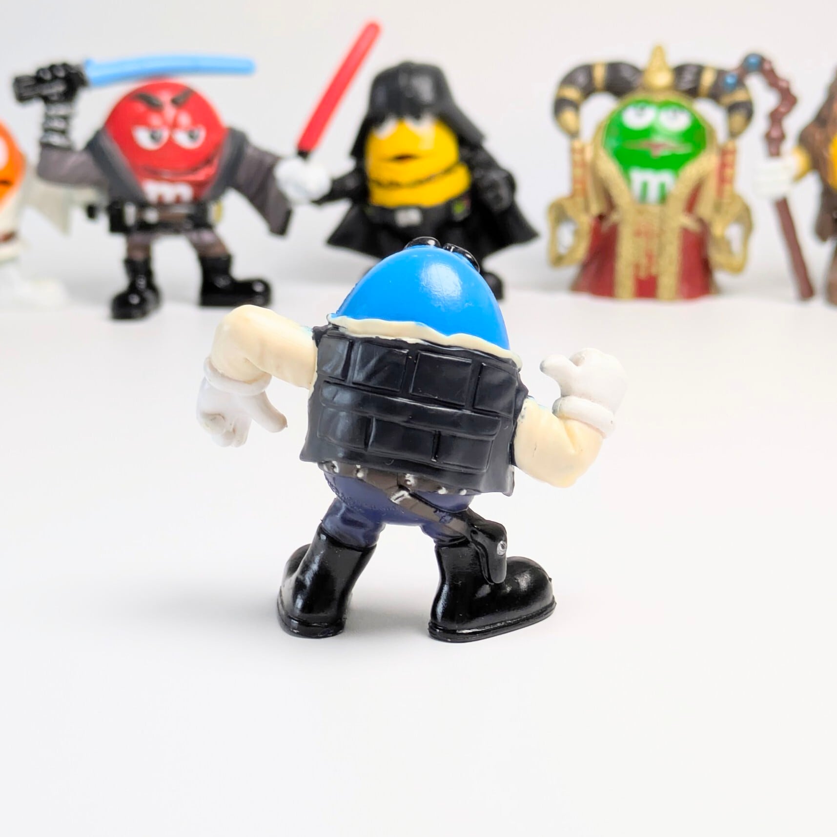 ☆ VINTAGE2005 ☆送料無料！【 STARWARS & m&m's】 PVCフィギュア 8P