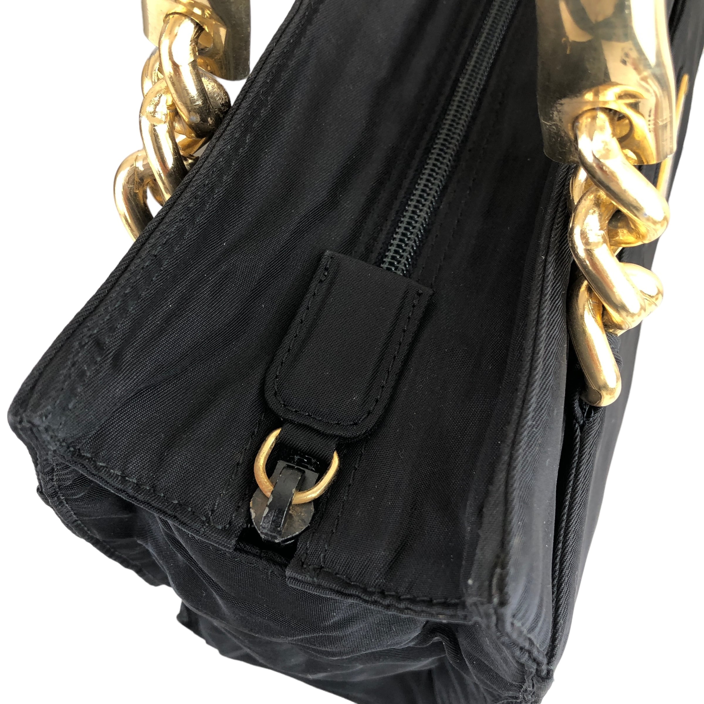 PRADA プラダ トライアングルロゴ ナイロン メタルハンドル