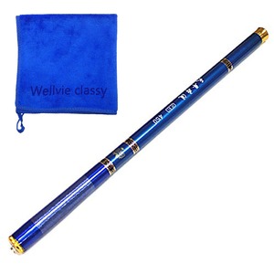 【在庫のみ】Wellvie classy コンパクト 渓流竿 ヤマメ イワナ釣り イワシ類 メバル 超硬 釣り竿 超軽量 450 cm 仕舞寸法約45cm カーボンロッド ヤマメ/アマゴ/イワナ/ニジマス/ハヤ 等に 渓流釣り 初心者 携帯便利(ブルー)