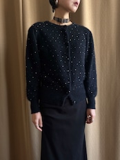 MADE IN JAPAN beads knit cardigan-5150-1