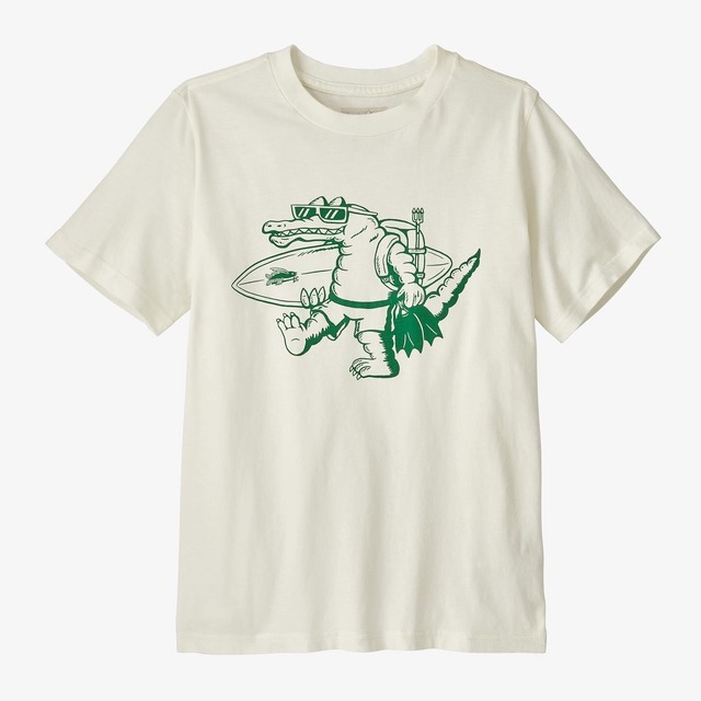 Patagonia Kids Graphic T-Shirt 【S-L】White