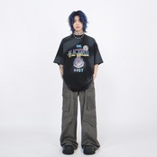 VINTAGE ストリート スプレーペイント Tシャツ T773