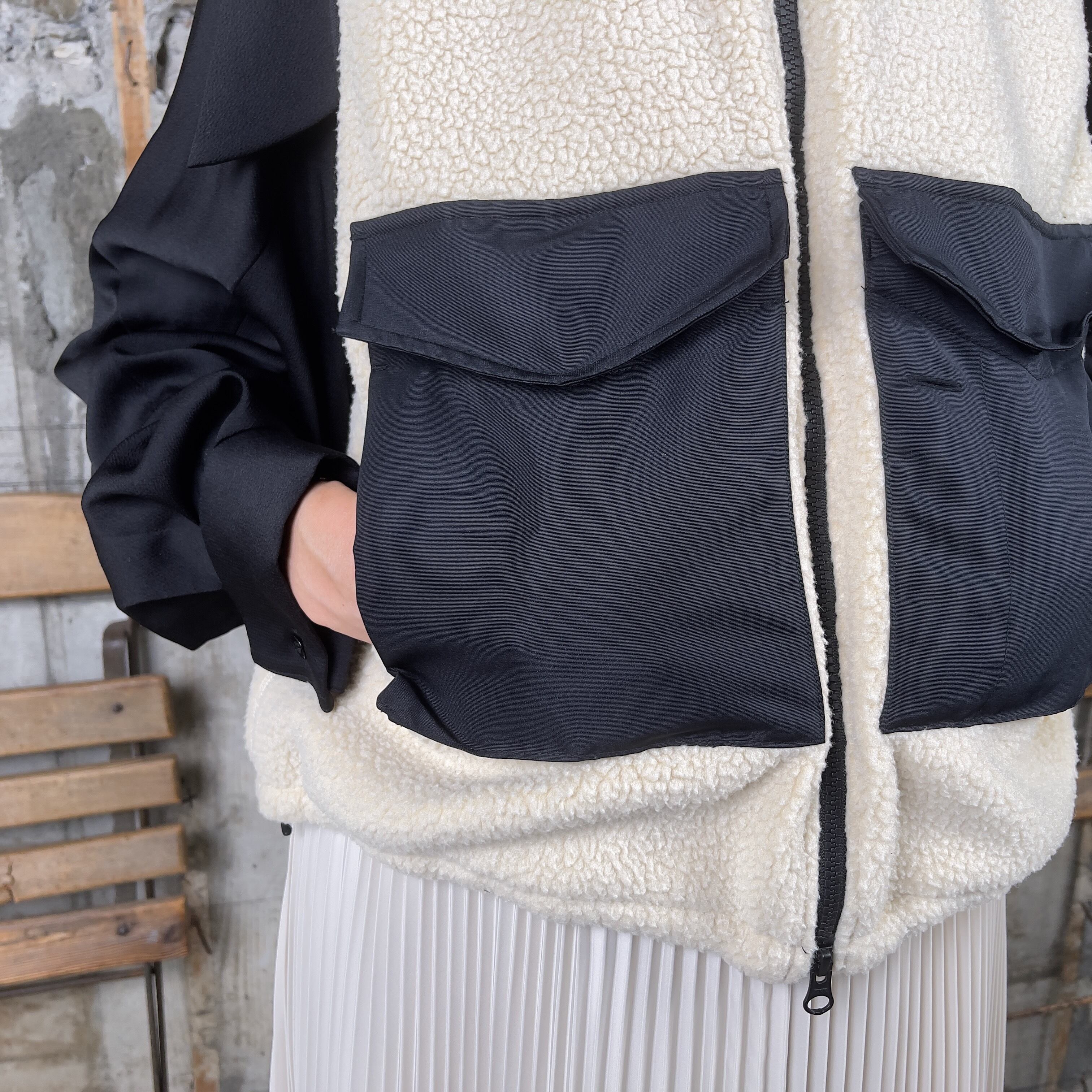 HYKE【ハイク】POLARTEC FLEECE WEP VEST (17479) | glamour online