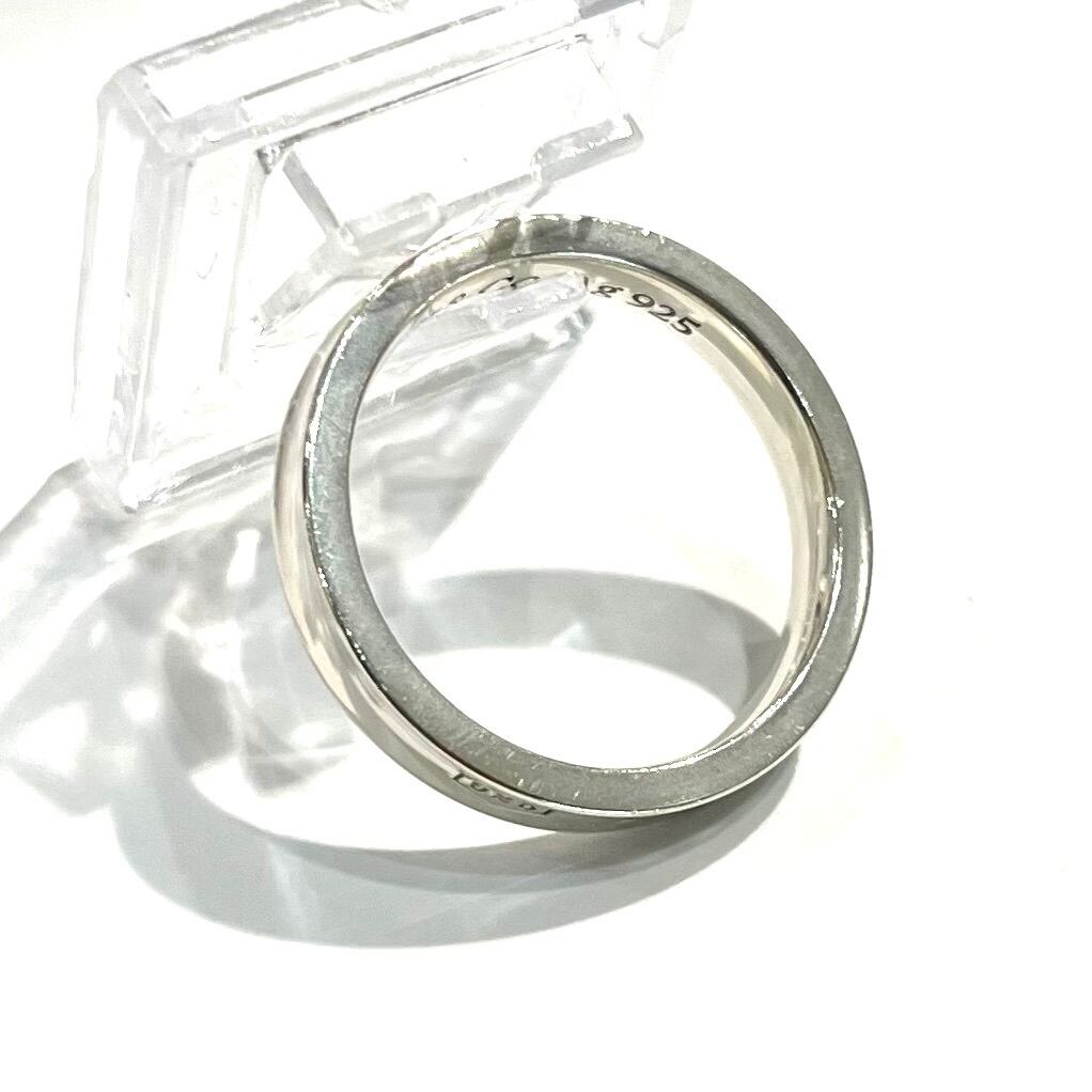 TIFFANY&CO】 【14.5号 】2411 細T&CO ナローシルバー925ヴィンテージ