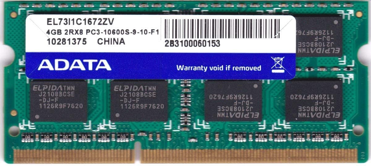 中古】「非常に良い」HYNIX PC3-10600S 2GB ノートブック用メモリ