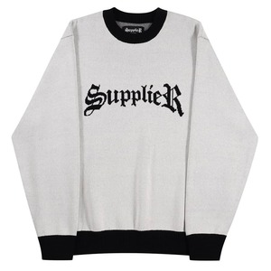 【SUPPLIER】LOGO KNIT