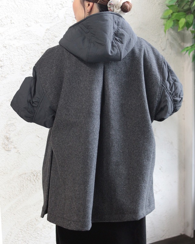 【LUPILIEN】ウールライクキルティングブルゾン　(251236)