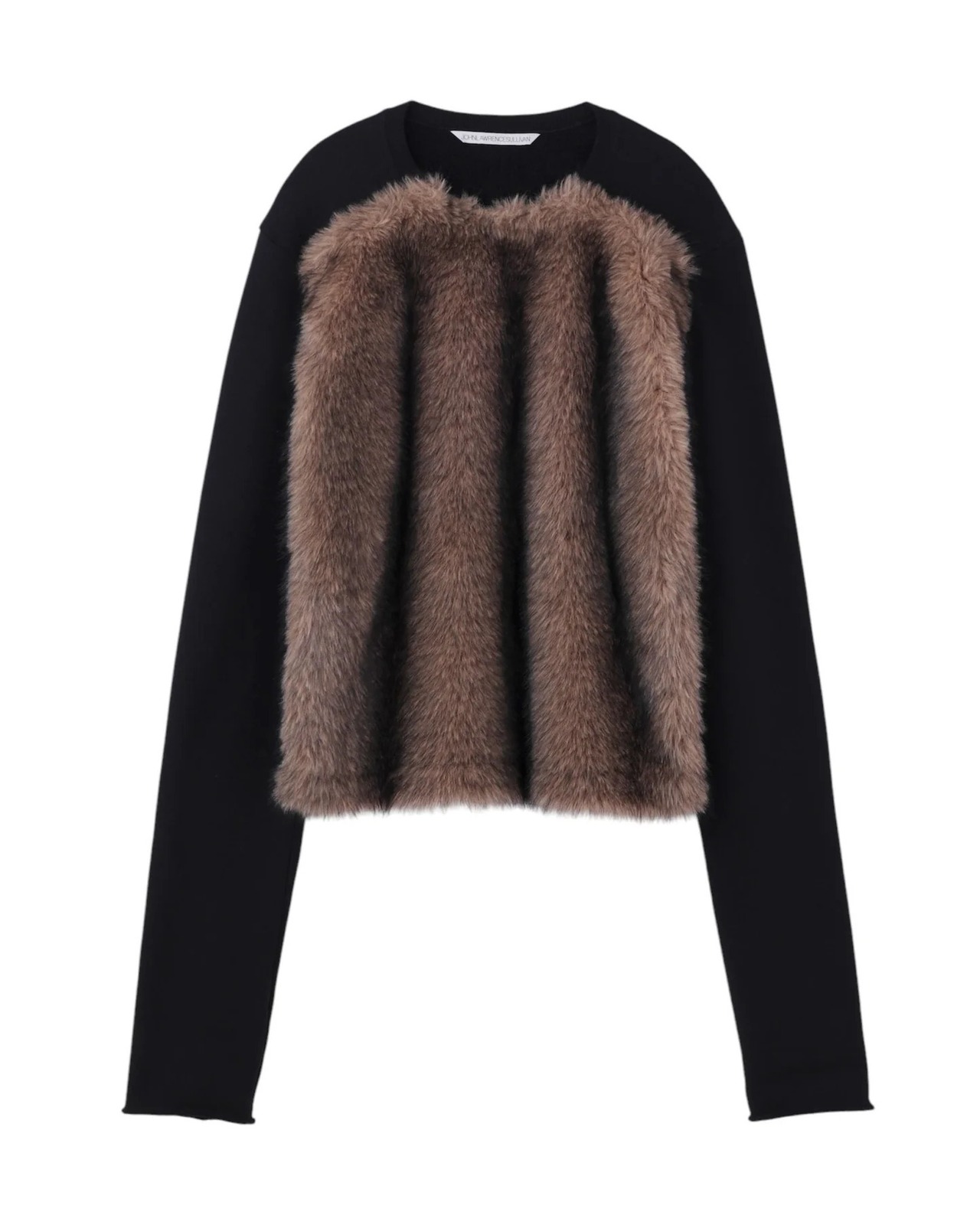 JOHN LAWRENCE SULLIVAN / SWEAT PULLOVER WITH FUR