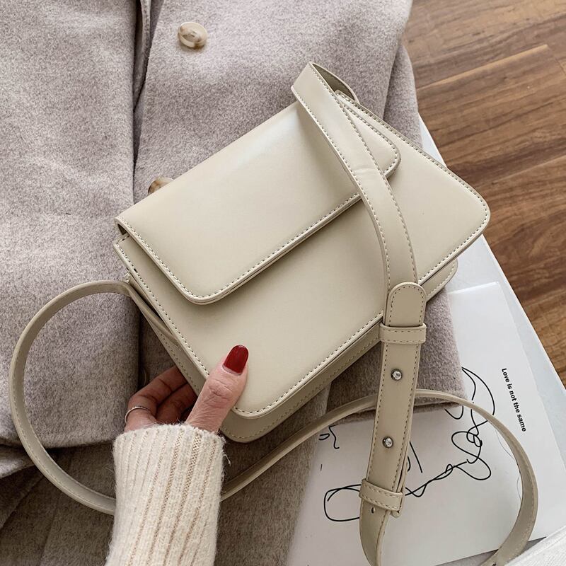 ウエスタンスタイルシングルショルダースモールバッグメスバッグ2020ワイルドネットセレブリティメッセンジャーバッグの新しいトレンディバージョンファッショナブルな質感の小さなスクエアバッグ 手作りハンドバック57108574043