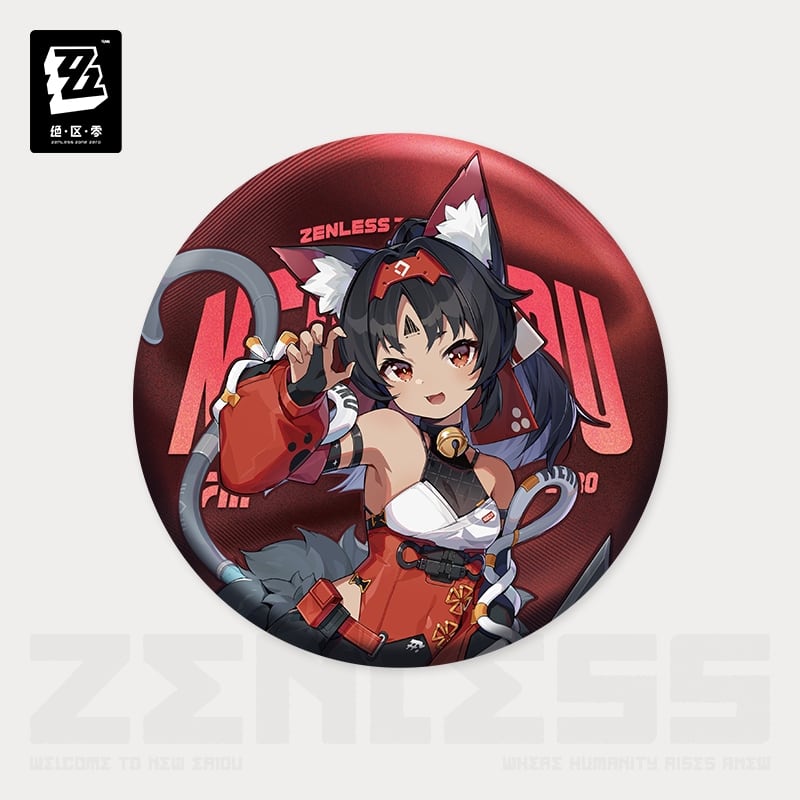 ゼンレスゾーンゼロ 立ち絵シリーズ 邪兎屋 キャラ缶バッジ 猫又