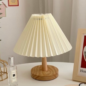 【USBタイプ】wood pleats LED mood lamp / ウッド プリーツ ムードランプ ルームランプ 照明 北欧 韓国インテリア雑貨