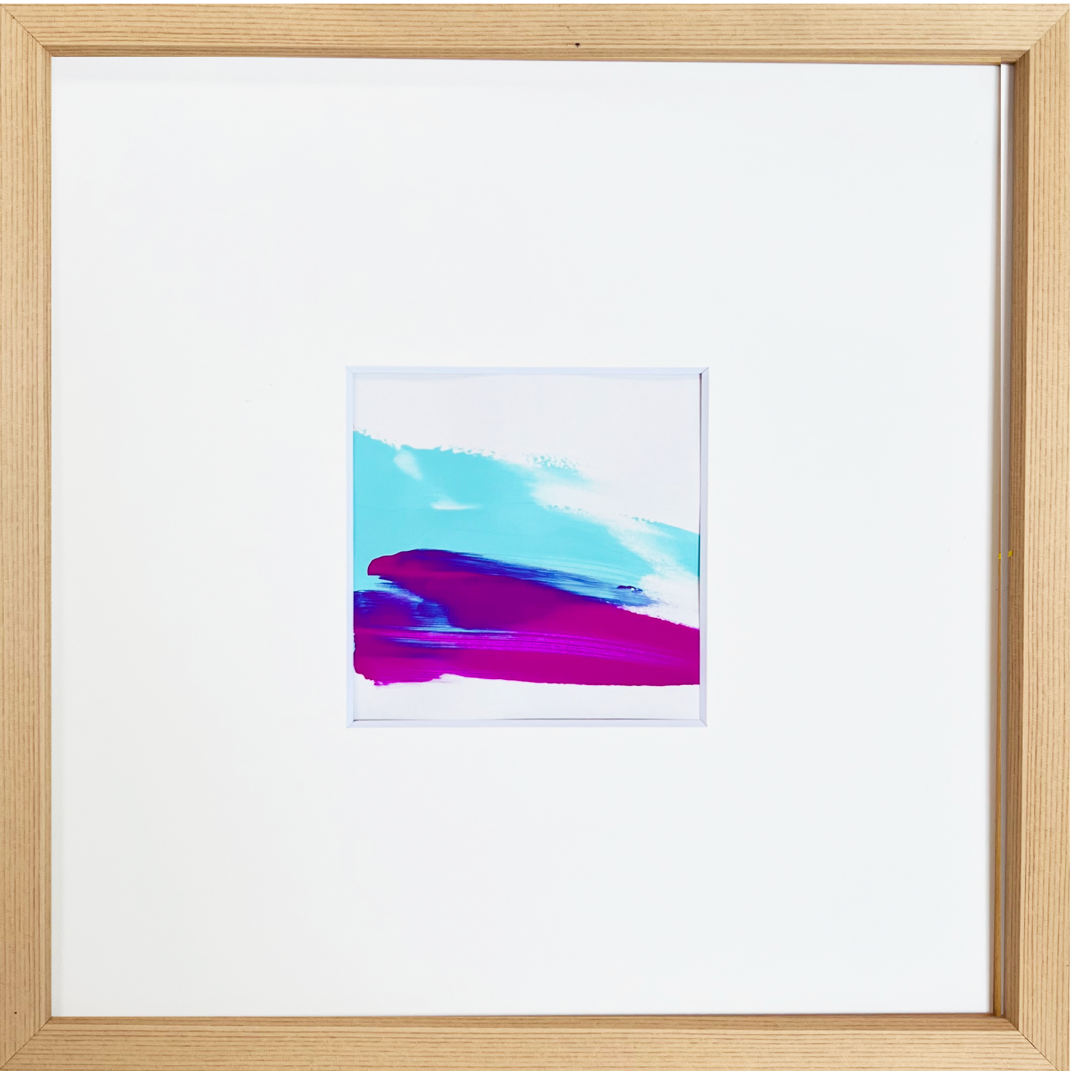 【1点限定】■「Blank Space 」縦27.3 cm × 横27.3 cm × 厚さ 約 2 cm (額付き)【送料込】