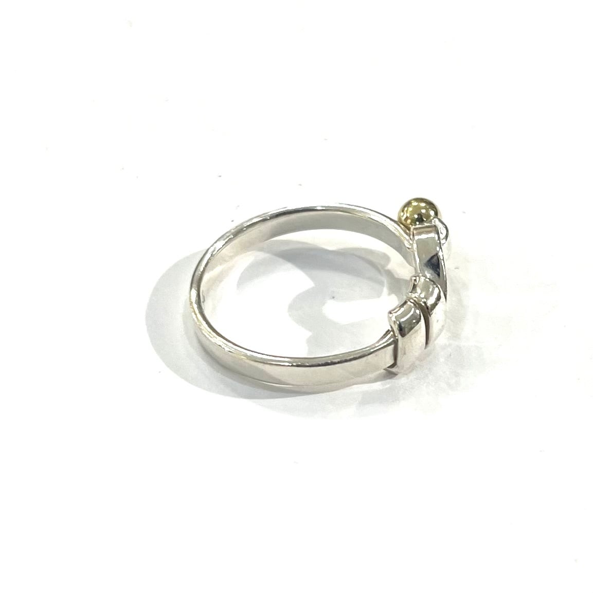 TIFFANY&CO】【14.5号】2678 ティファニー結ツイストフック18kリング
