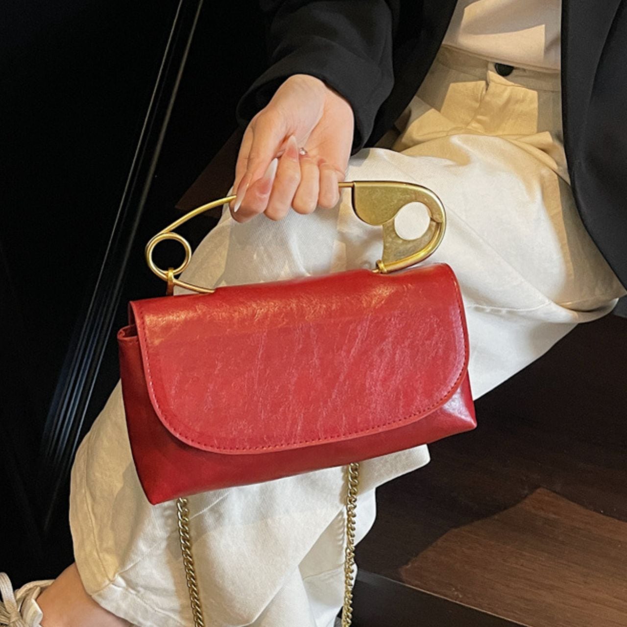 Safety Pin Mini Bag 00944 | BUTTER(バター)