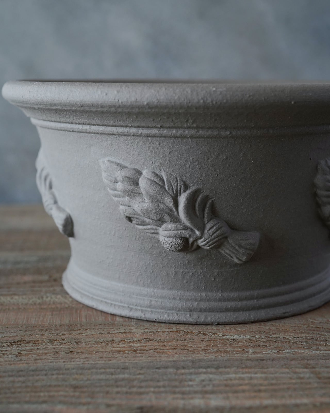 ウィッチフォード 【高級植木鉢】 ハーブパン アッシュ φ23cm