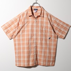 美品 L 05年 Puckerware Shirt Patagonia パッカーウェアシャツ パタゴニア  シアサッカー