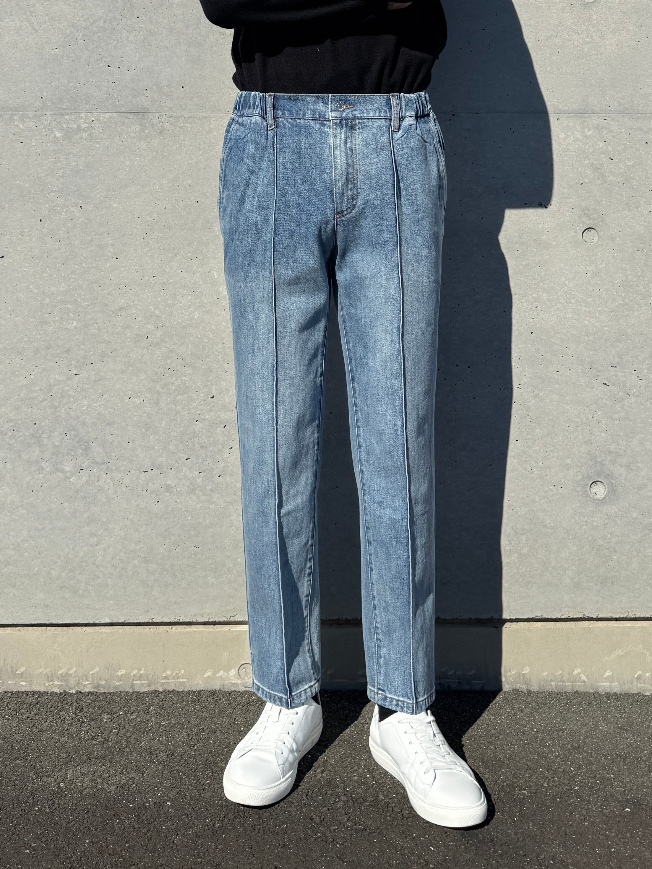 センタープレス【デニムパンツ】