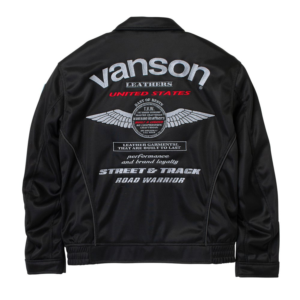 VS26103S メッシュスウィングトップジャケット | vansonleathers
