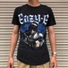 EAZY-E プリントTシャツ 半袖Tシャツ Ruthless ブラック イージー・イー アーティストTシャツ オールドスクール ラッパー 2pac コットン S