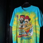 LIQUID BLUE CHEECH and CHONG TAIDAI Tee　ミュージックTシャツ　タイダイ　チーチ＆チョン