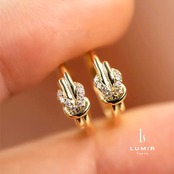 メビウスノットジルコニアピアス