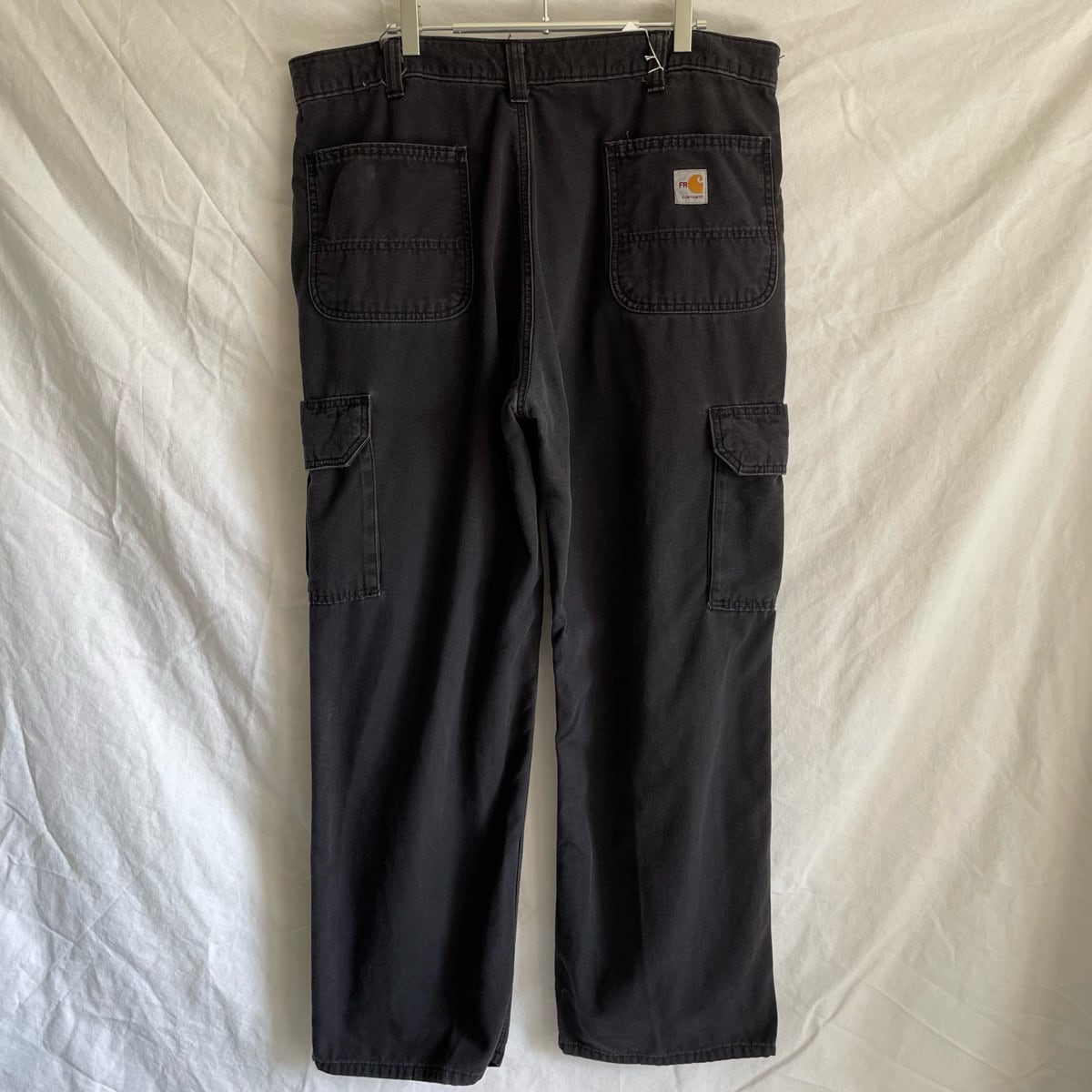 古着 Carhartt カーゴパンツ 黒 ブラック カーハート ワーク