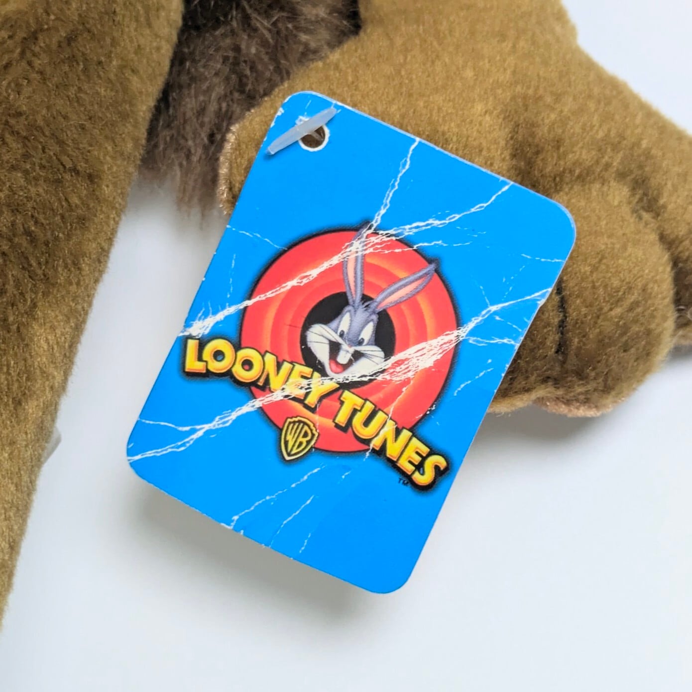 ☆ DEADSTOCK / VINTAGE 90' ☆【 Looney Tunes ( ルーニーテューンズ ) 】ワイリー・コヨーテ plush CANADA LIMITED / ぬいぐるみ / プラッシュ 〚アメリカン雑貨 アメトイ〛